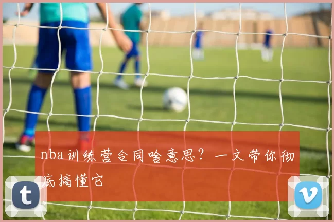 nba训练营合同啥意思？一文带你彻底搞懂它